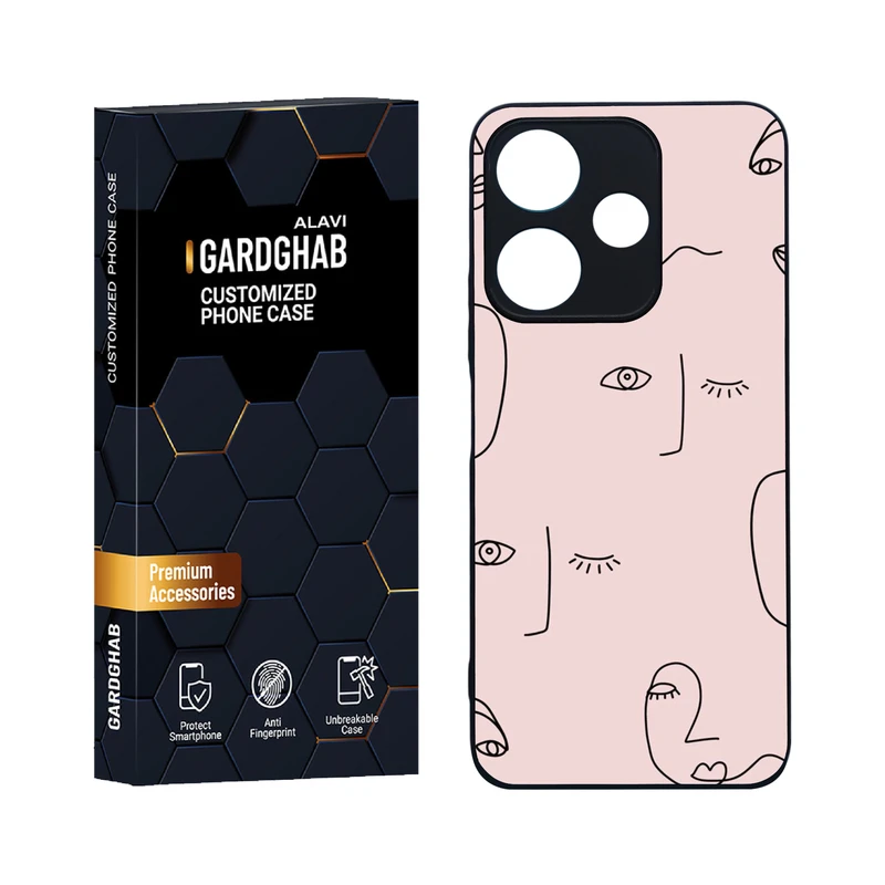 کاور گارد قاب علوی مدل دورژله ای ساده و مینیمال مناسب برای گوشی موبایل شیائومی Poco M6 4G