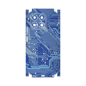 MAHOOT Blue_Printed_Circuit_Board-FullSkin Cover Sticker for Honor X8a