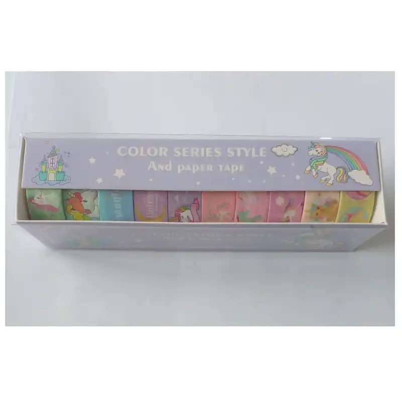 چسب نواری مدل واشی کد U90 عرض 1.5 سانتی متر مجموعه 10 عددی