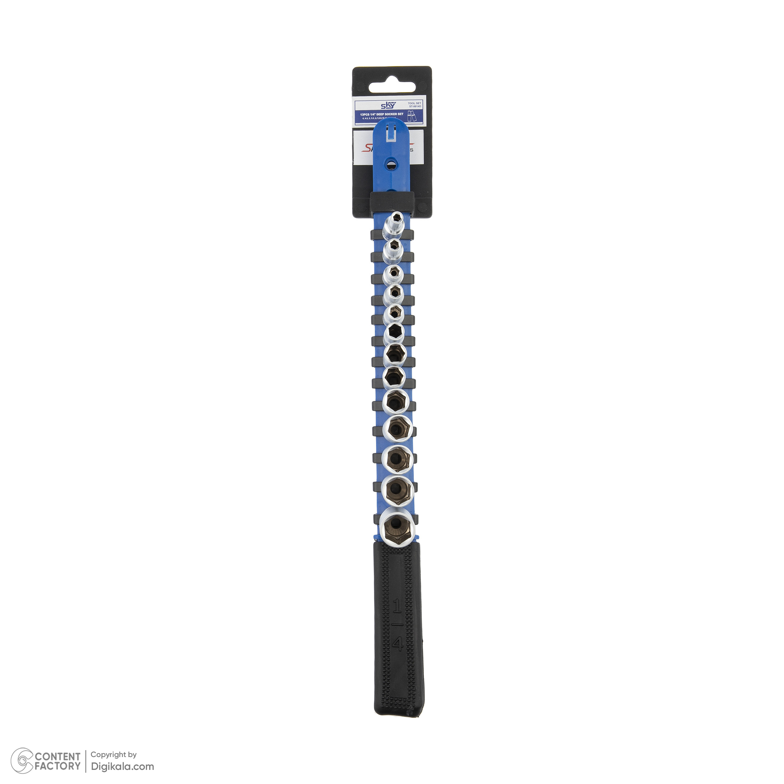 جعبه بکس اسکای مدل سماتولز بلند ریلی 1/4 مجموعه 13 عددی جعبه بکس اسکای مدل سماتولز بلند ریلی 1/4 مجموعه 13 عددی