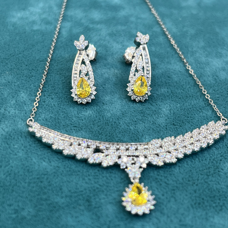 نیم ست نقره زنانه مدل 3345