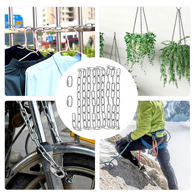 زنجیر گالوانیزه مدل 6mm طول 2 متر