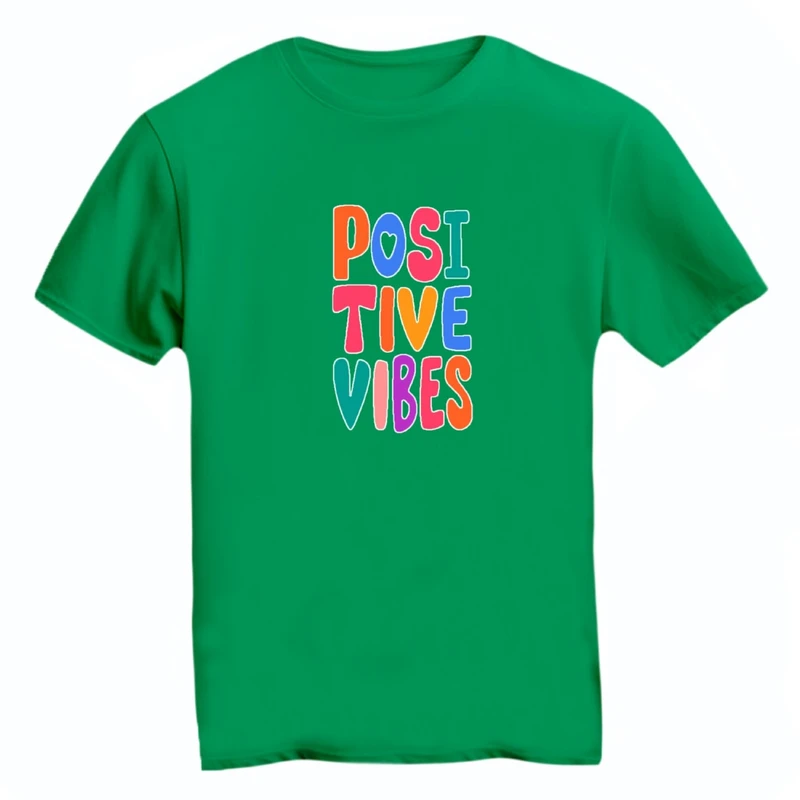 تی شرت آستین کوتاه زنانه مدل انرژی مثبت