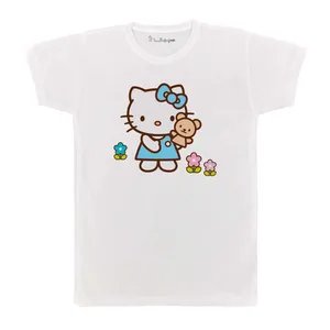 تی شرت بچگانه پرمانه طرح Kitty کد pmt.2403