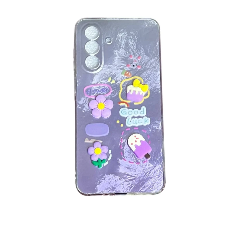 کاور مدل براش طرح عروسکی برجسته کد Roz70  مناسب برای گوشی  موبایل سامسونگ  Galaxy A16