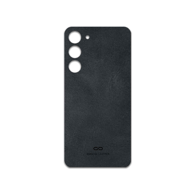 برچسب پوششی ماهوت مدل Graphite-Buffalo-Leather مناسب برای گوشی موبایل سامسونگ Galaxy S23 Plus