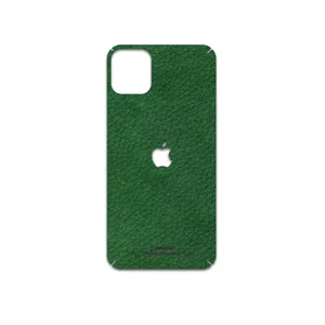 MAHOOT Green-Leather Cover Sticker for apple iPhone 11