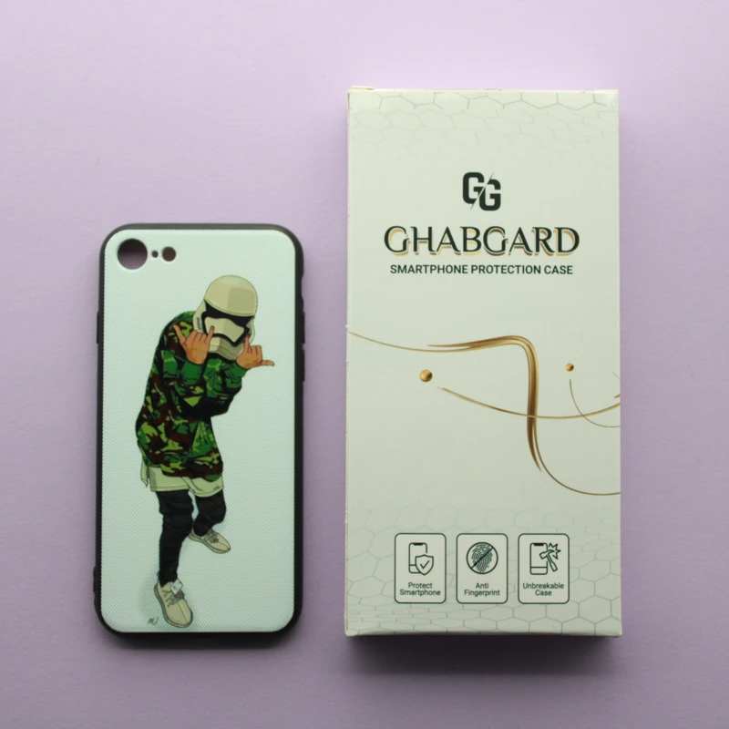 کاور قاب گارد مدل دور ژله ای پسرانه مناسب برای گوشی موبایل اپل iPhone 7/8/SE 2020/SE 2022