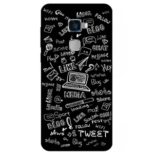Megafone Social Media 1898 Cover For Huawei Mate S