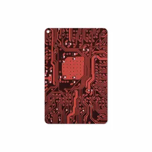 MAHOOT Red Printed Circuit Board Cover Sticker for Apple iPad mini GEN 5 2019 A2133