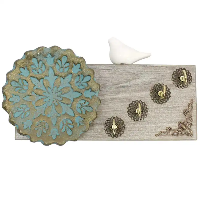 جاکلیدی مدل کاشی و پرنده