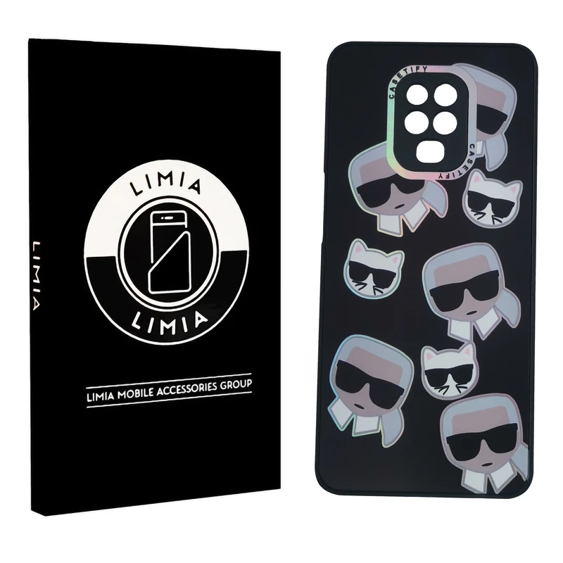 کاور لیمیا مدل فانتزی لنزدار طرح عروسکی شبرنگی مناسب برای گوشی موبایل شیائومی Redmi Note 9S/9 Pro