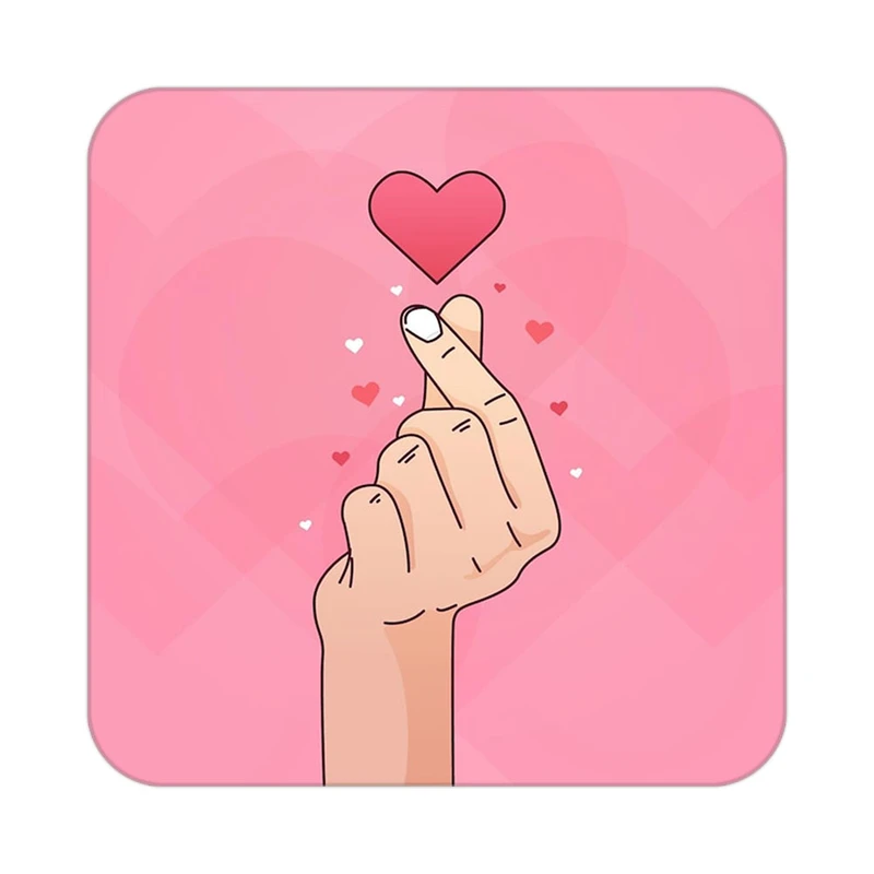 زیر لیوانی کاکتی طرح عاشقانه مدل mp37575