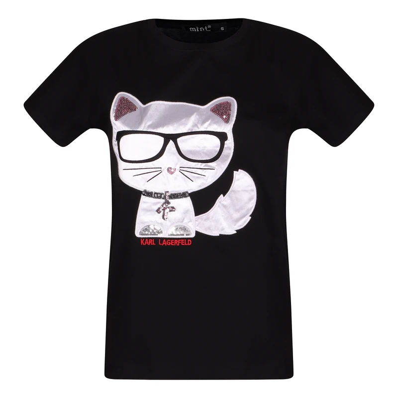 تی شرت آستین کوتاه زنانه مینت مدل 005