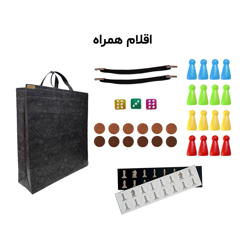 بازی فکری منچ و شطرنج مدل فروردین