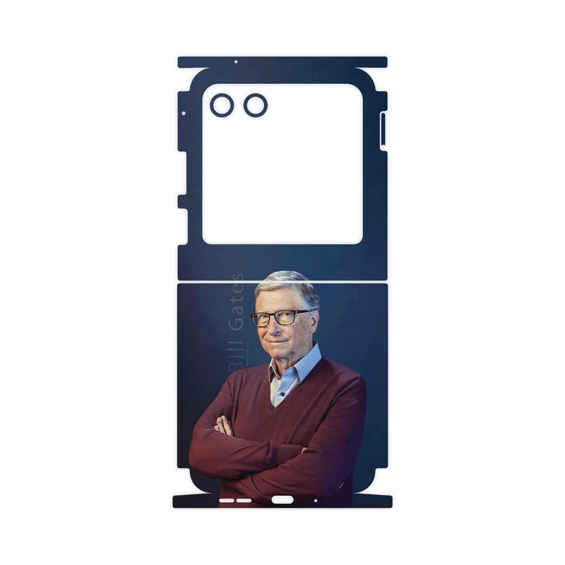 برچسب پوششی ماهوت مدل Bill_Gates-FullSkin مناسب برای گوشی موبایل موتورولا Razr 40 Ultra