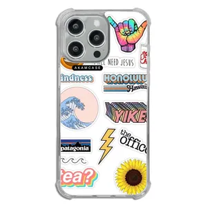 AKAM AMCWTA15PROMAX-GOOD VIBES8 Cover For Apple iPhone 15 Pro Max