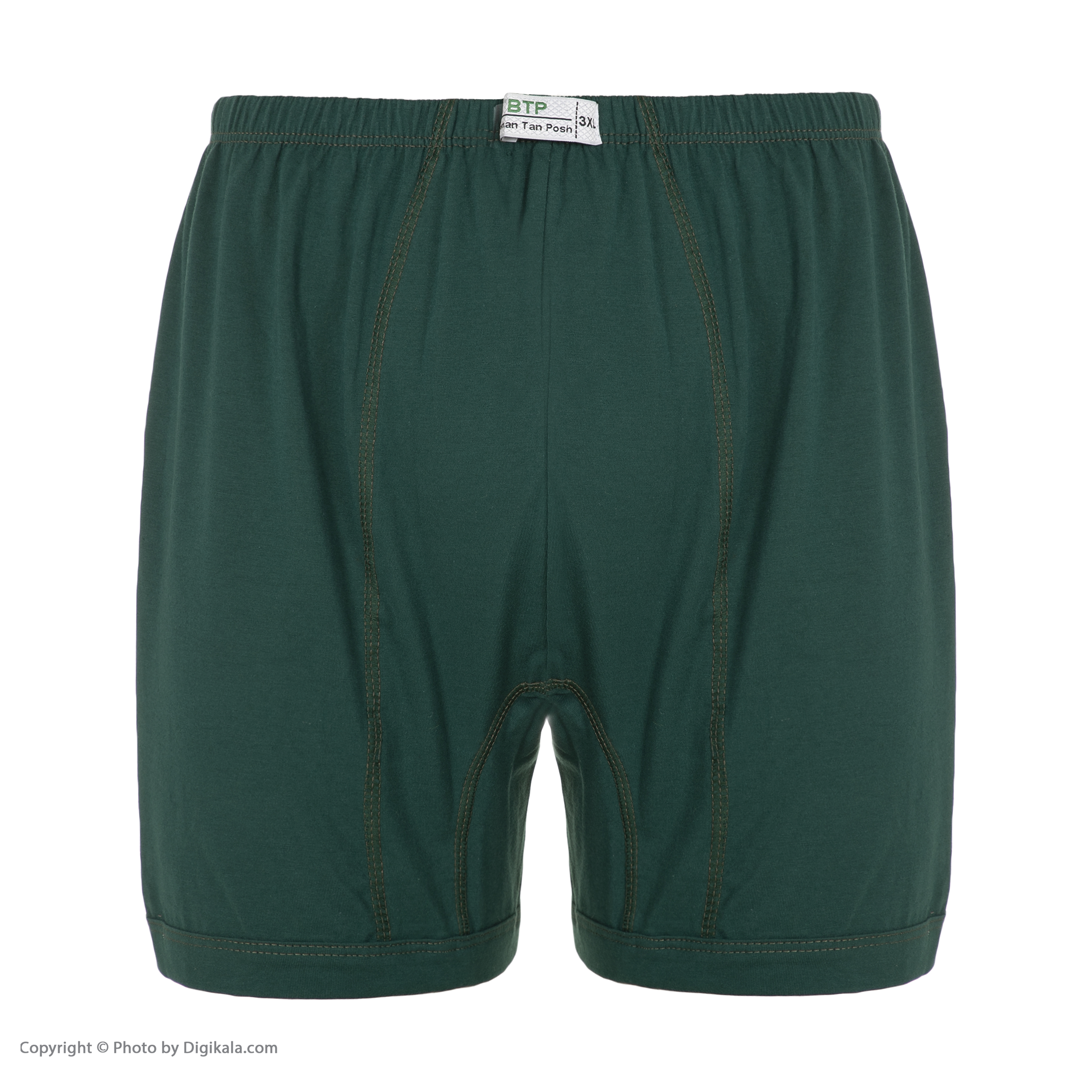 شورت مردانه برهان تن پوش مدل پادار 6-04 رنگ سبز