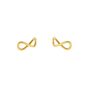 گوشواره طلا 18 عیار زنانه گالری روبی مدل بینهایت
