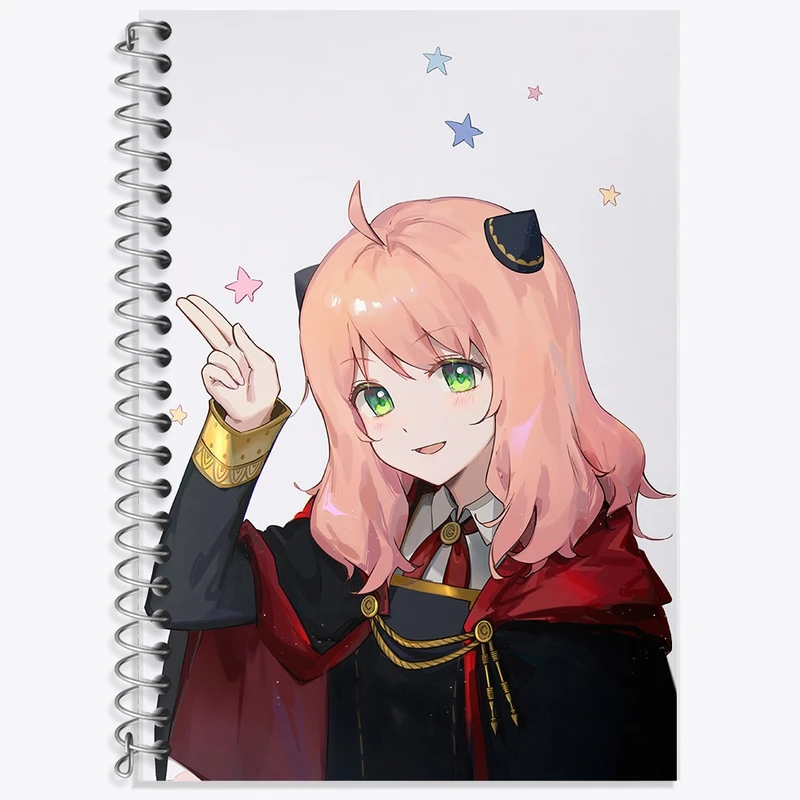 دفتر لغت 50 برگ خندالو طرح آنیا انیمه اسپای ایکس فمیلی کد F803