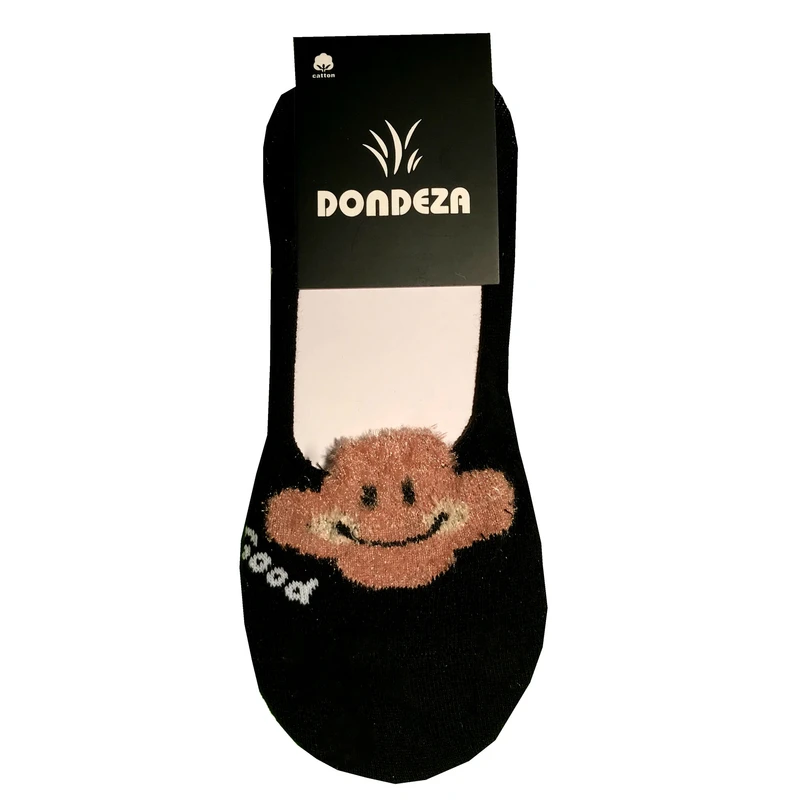 جوراب کالج زنانه مدل  پنبه بوکله طرح ابر کد ۰۰۱۱