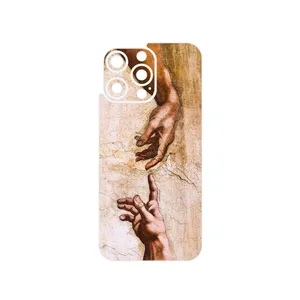 MAHOOT The Creation of Adam of MichelAnge Cover Sticker for Apple iPhone 15 Pro Max