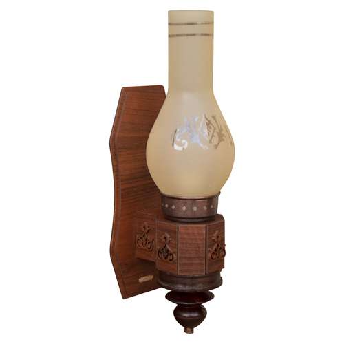 چراغ دیواری چوبین مدل فانوس کد MDLP 180/1