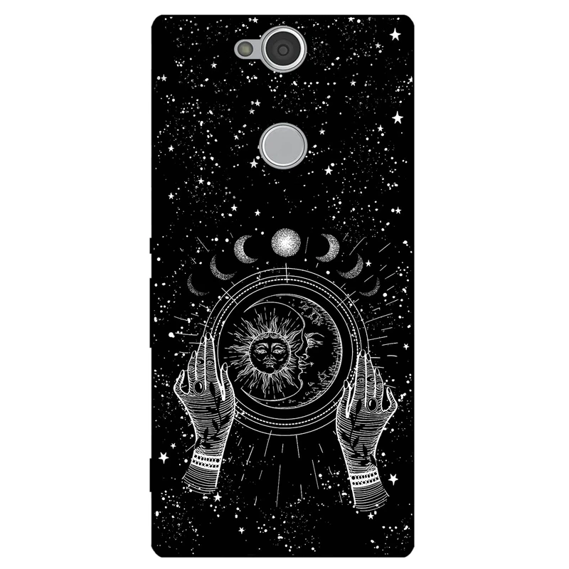 کاور مگافون طرح ماه و خورشید مدل 1892 مناسب برای گوشی موبایل سونی Xperia XA2 Plus 