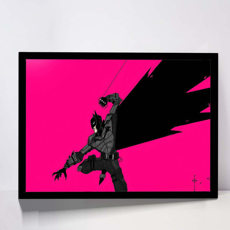 تابلو مدل i am batman minimal کد F-13012