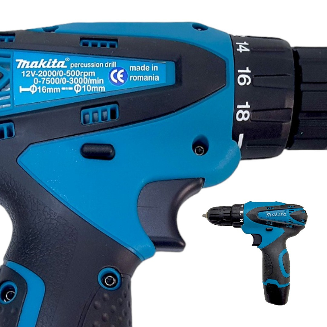 باتری دریل پیچ گوشتی شارژی ماکیتا مدل 12v Romania