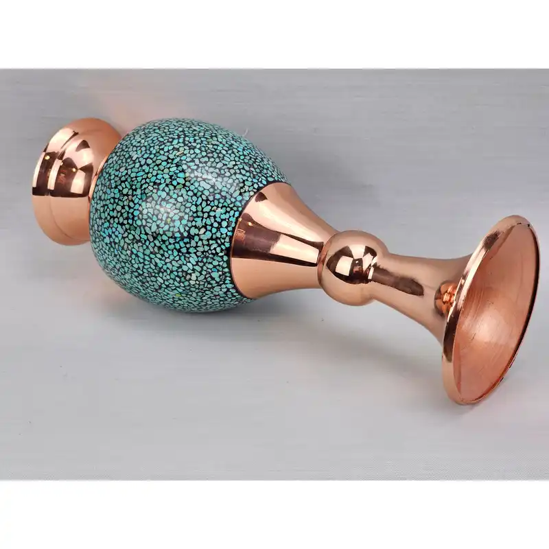 گلدان فیروزه کوبی کد 25