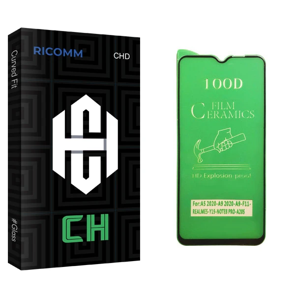 محافظ صفحه نمایش سرامیکی ریکام مدل CH glass مناسب برای گوشی موبایل شیائومی Redmi Note 8 Pro