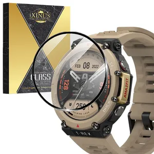 محافظ صفحه نمایش ژینوس مدل XWPM مناسب برای ساعت هوشمند امیزفیت T-Rex 2 