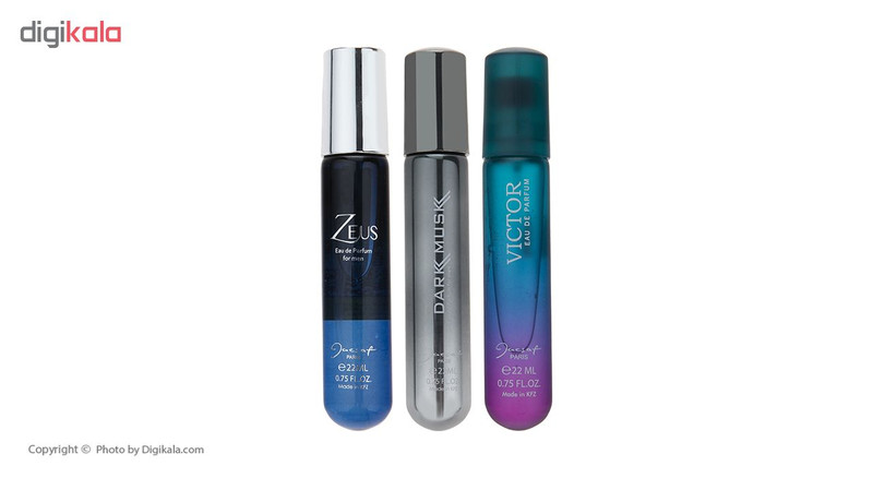 عطر جیبی مردانه ژک ساف کمپلکس حجم 22 میلی لیتر مجموعه سه عددی عطر جیبی مردانه ژک ساف کمپلکس حجم 22 میلی لیتر مجموعه سه عددی