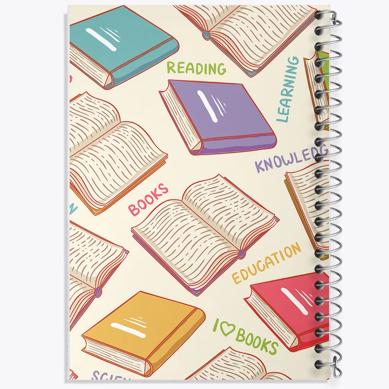 دفتر لیست خرید 50 برگ خندالو طرح کتاب کد N765