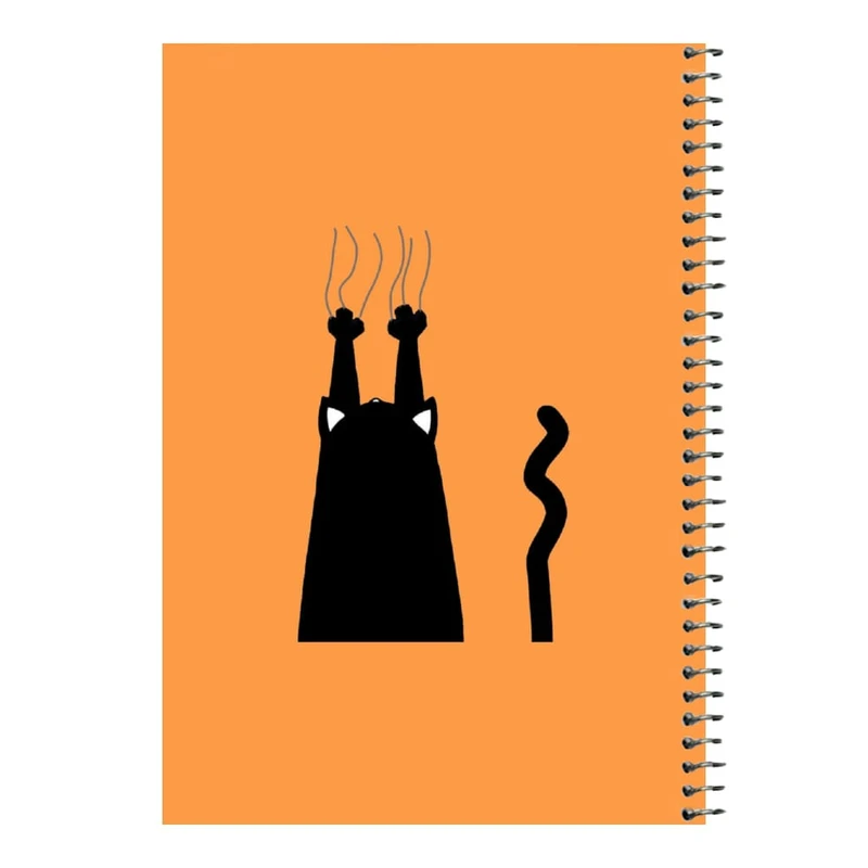 دفتر مشق 80 برگ اس جی مدل گربه آویزان کد 3