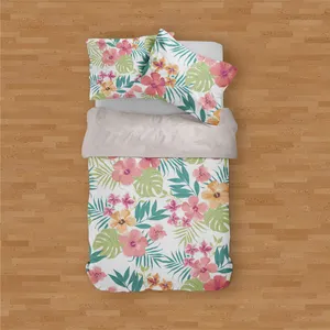 سرویس روتختی مدوپد طرح آماریلیس مدل PAT00200 یک نفره 4 تکه