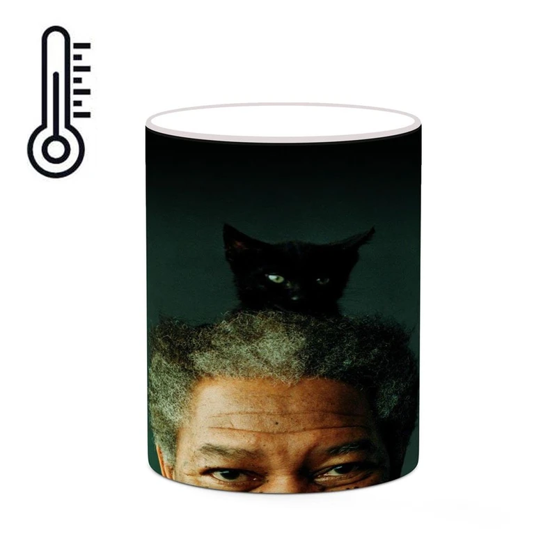 ماگ حرارتی کاکتی طرح مورگان فریمن Morgan Freeman مدل mgh26994