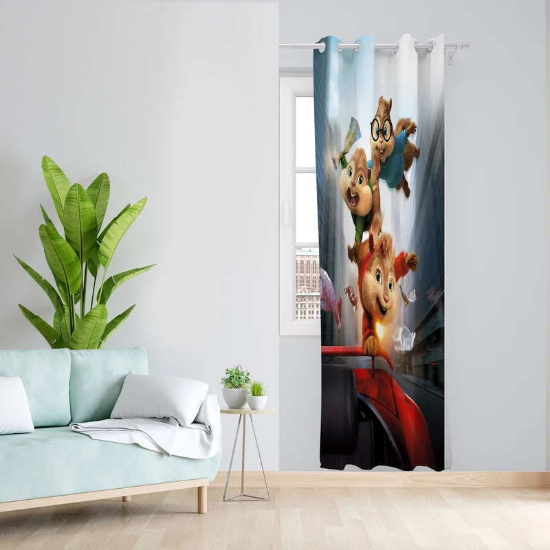  پرده مدل آلوین ها مخمل پانچی کد 885 سایز 140x280 سانتی متر