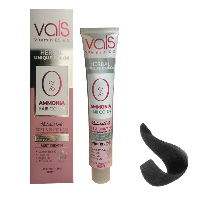 رنگ مو والس شماره 3.0 حجم 100 میلی لیتر رنگ قهوه ای تیره