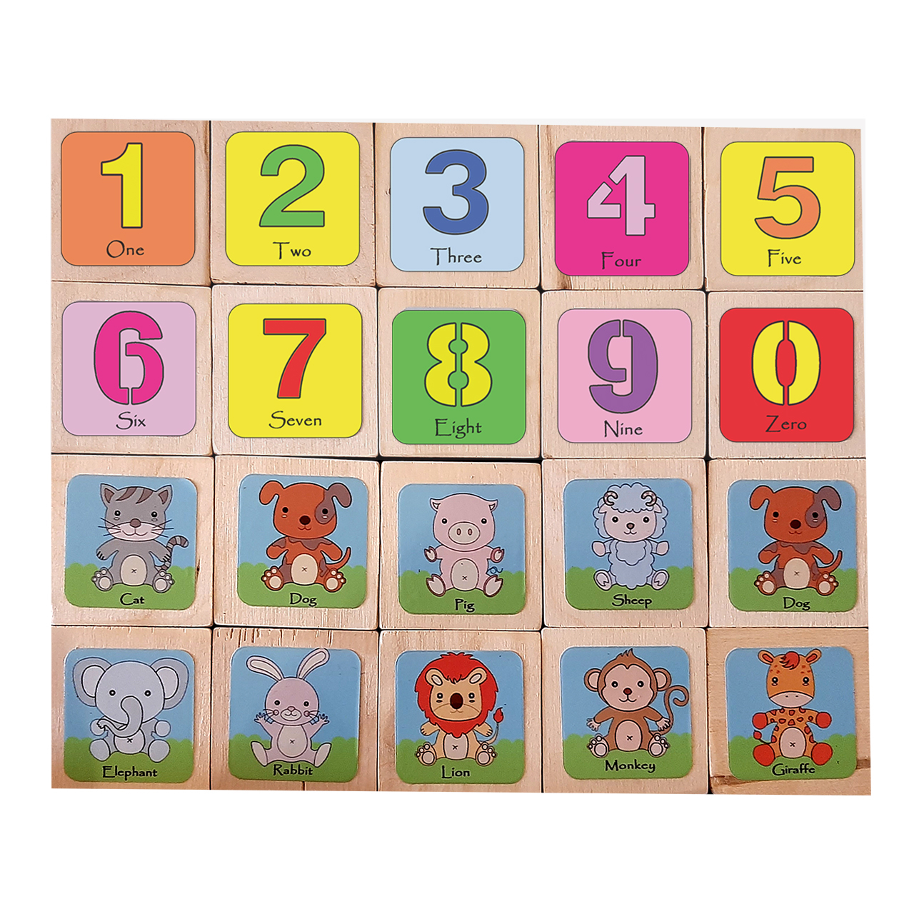 بازی آموزشی مدل جورچین حیوانات و اعداد