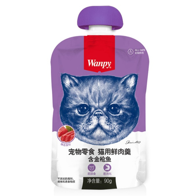 سوپ گربه ونپی مدل طعم گوشت وزن 90 گرم