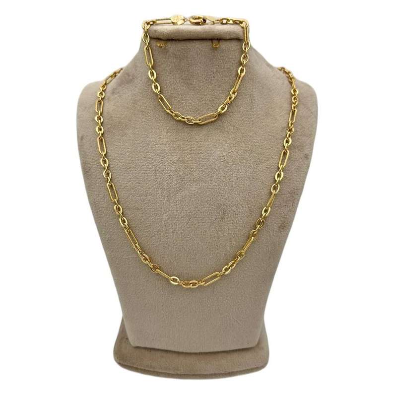 نیم ست طلا 18 عیار زنانه مدل حلقه ای نیم ست طلا 18 عیار زنانه مدل حلقه ای