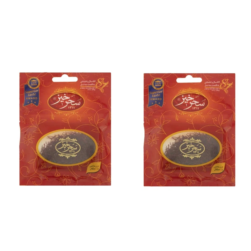 زعفران سحرخیز-4.608 گرم بسته 2 عددی