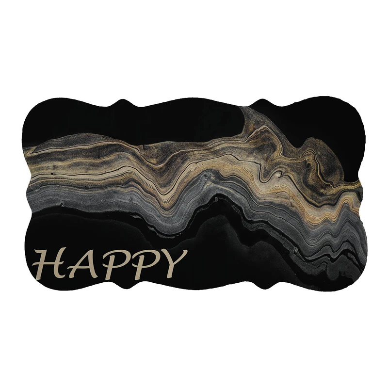  پادری طرح HAPPY کد 9328 سایز 110×60 سانتی متر