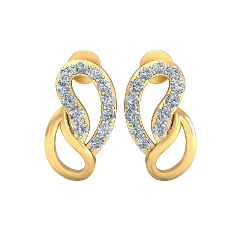 گوشواره نقره زنانه ژابیز کد 046