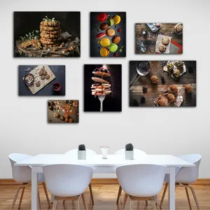 تابلو شاسی بکلیت طرح فست فود و رستوران مدل SH-674 مجموعه 7 عددی