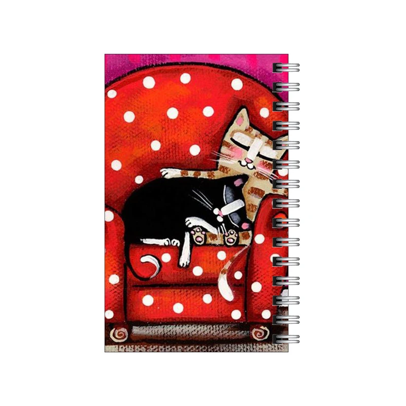 دفترچه یادداشت مدل to do list طرح گربه روی مبل نشیمن کد 6773350
