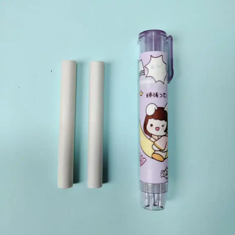 پاک کن اتودی مدل دختر ماه سوار به همراه یدک مجموعه 3 عددی