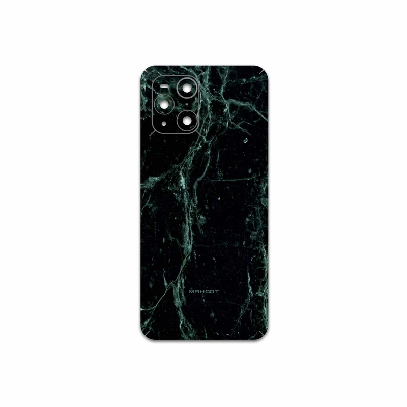 برچسب پوششی ماهوت مدل Graphite-Green-Marble مناسب برای گوشی موبایل اپو Find X3 Pro
